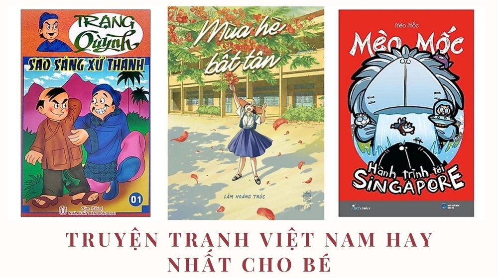 TOP 7 bộ truyện tranh Việt Nam hay nhất cho bé 