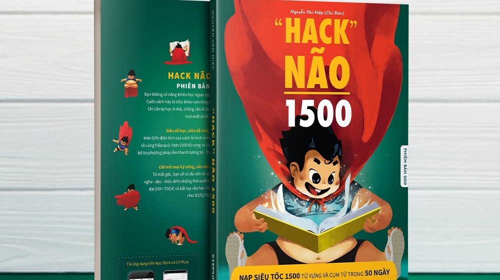 Review sách Hack não 1500 từ tiếng Anh chi tiết nhất