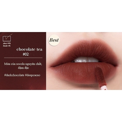 Son kem Romand Milk Tea Velvet Tint