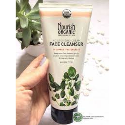 Sữa rửa mặt Nourish Organic Moisturizing Face Cleanser