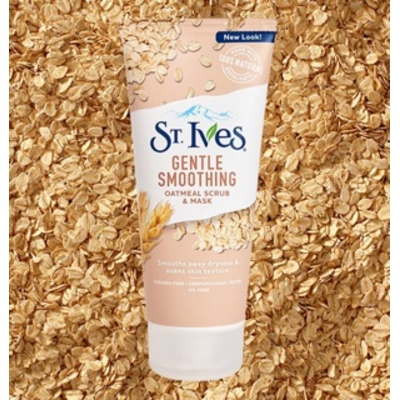 Sữa rửa mặt St.Ives Smooth & Nourished Oatmeal Scrub Mask