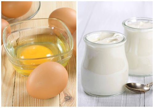 làm trắng da bằng trứng và sữa tươi