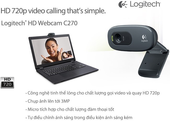 webcam Logitech C270