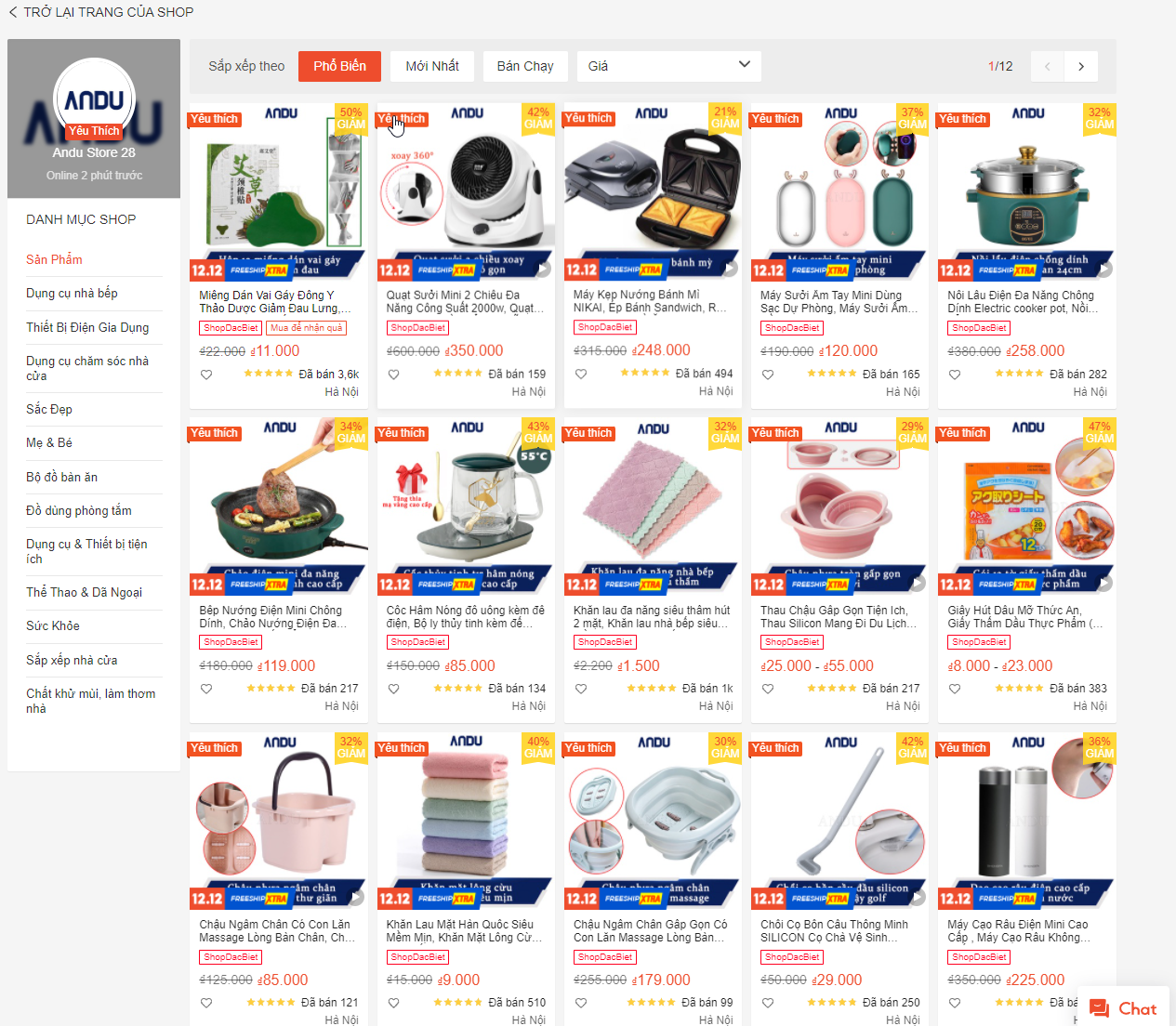 Tổng hợp 7+ shop bán đồ nội địa Trung Quốc trên Shopee – Muagitot