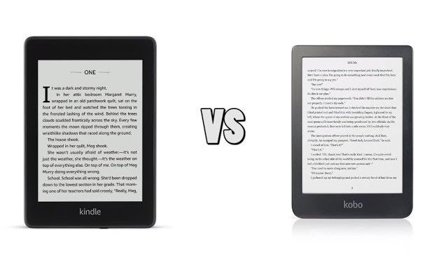 So sánh máy đọc sách của hãng Kobo và Kindle