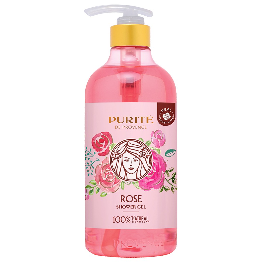 Sữa tắm Purité de Provence hoa hồng