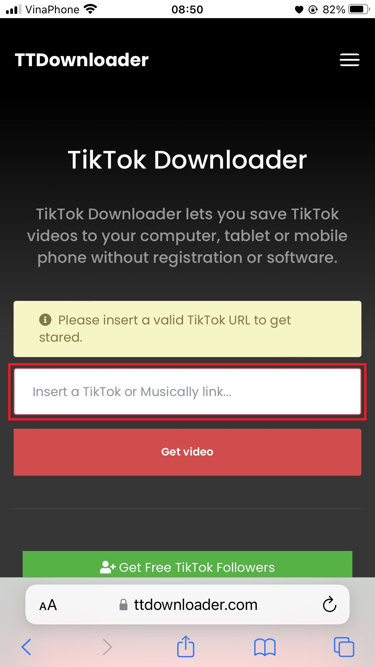 Cách lưu video trên TikTok không có logo bằng app TikTok Downloader