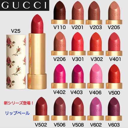 Bảng màu son Gucci Rouge à Lèvres Voile Lipstick